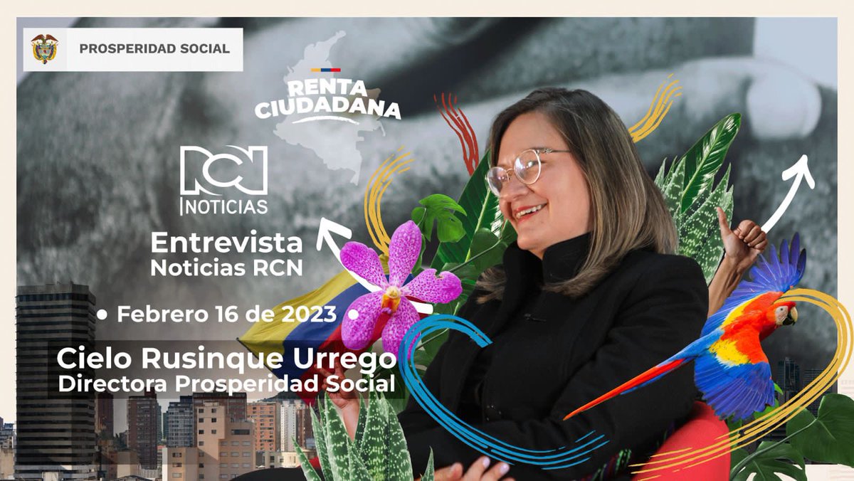 ProsperidadCol's tweet photo. #ATENCION en minutos la directora @cielo_rusinque estará en @NoticiasRCN contándole a los colombianos la transición a la renta ciudadana que ya inició y entregará un ingreso digno a los que más lo necesitan a partir de abril. https://t.co/pX5eCIYXrZ