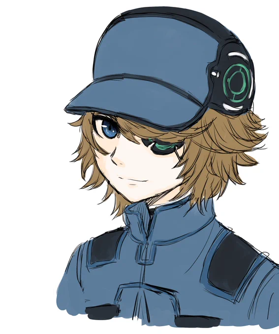 公式に似せようとしたんだけど...したはずだったんだけど!?どっかのワンシーン模写すればいけるかな...一ちゃんも描いてみよ〜っと! 