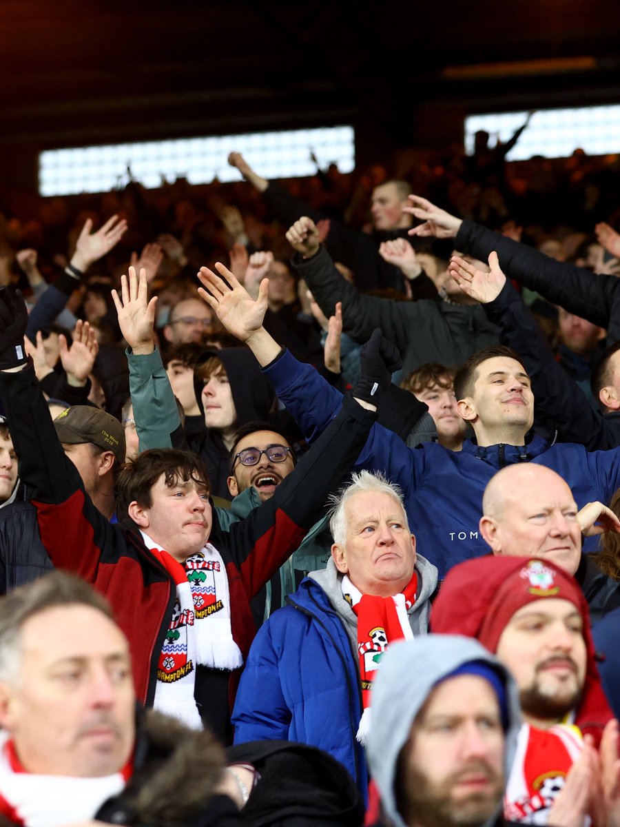 SouthamptonFC's tweet photo. 🎶 Follow, follow, follow 🎶

Tickets for #SaintsFC's trips to #LUFC and #MUFC have now sold out 😇 https://t.co/iS08nRPnWG