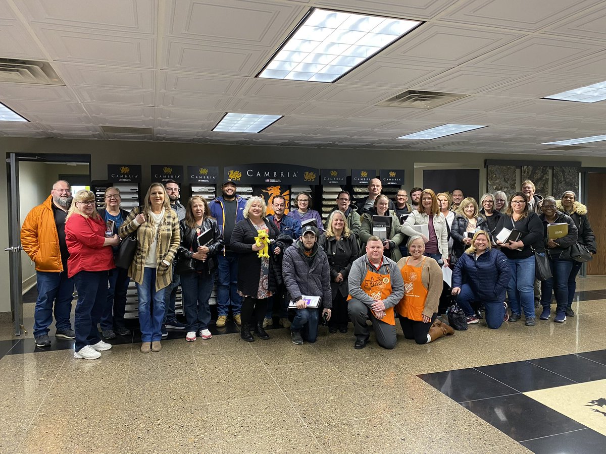 Day 2 of 3 hosting the HD Kitchen Designers and Associates at the Cleveland Cambria Fab Shop for knowledge, tours and trivia! #wearecambria @Nshimp1 @THDGorski @THDJasonC @DawnHawes7HDI @DouglasBoucher7 @joelasky2 @HarrisJonathan @John_Lerch