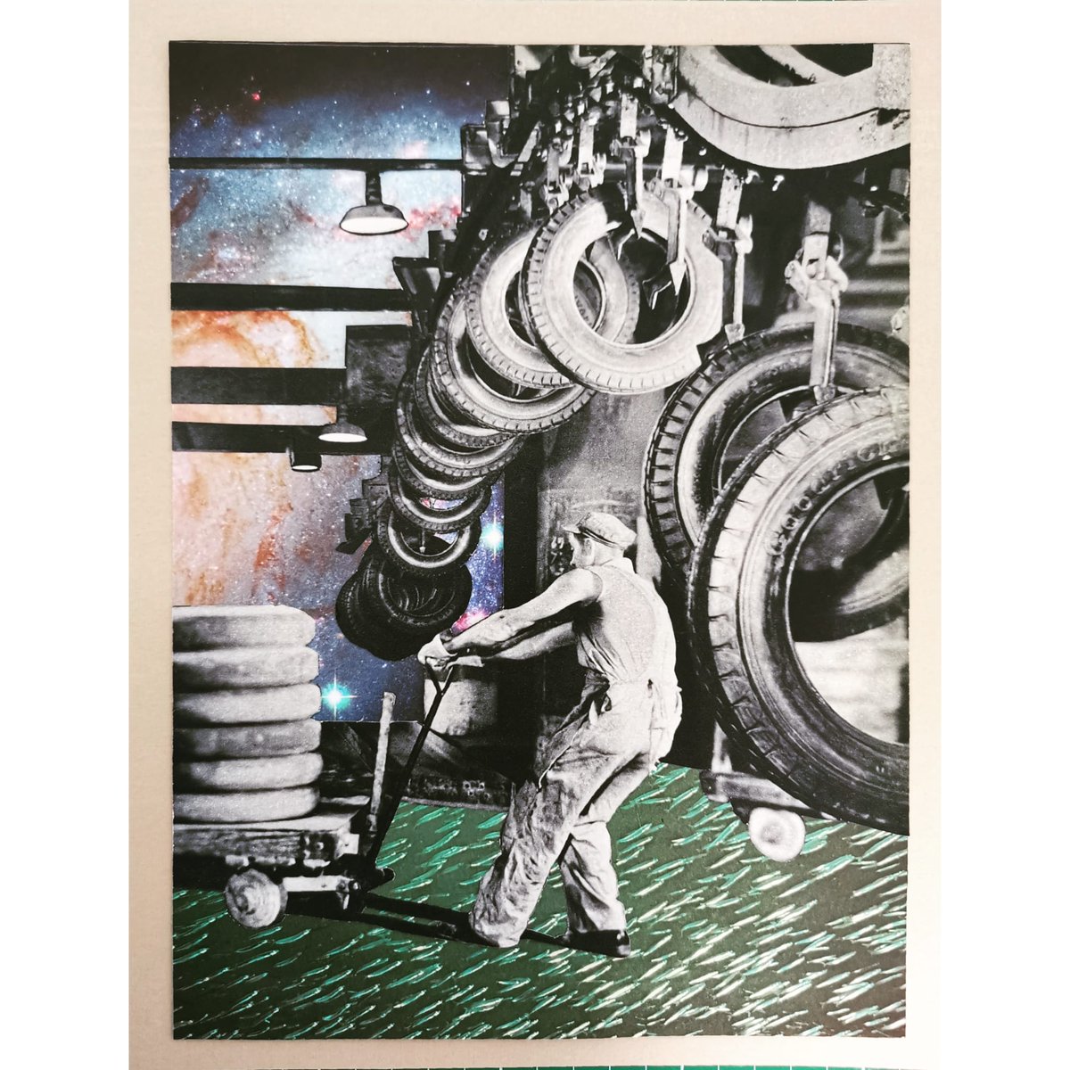 johnnygoodeb's tweet photo. 'In the Tiring Room'
28.4 cm x 20.0 cm
Handmade collage / photomontage; vintage and other photographs; unframed.
#februllage #vispo #contemporarycollagemagazine #collageoffacebook #collageofinstagram #analogcollage https://t.co/9n6uo6u0WQ