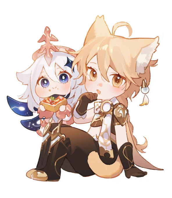 このテイストで放浪者ナヒとリクエスト多かった子のアクキー作ろうと思います!リクエストよければ↓ 