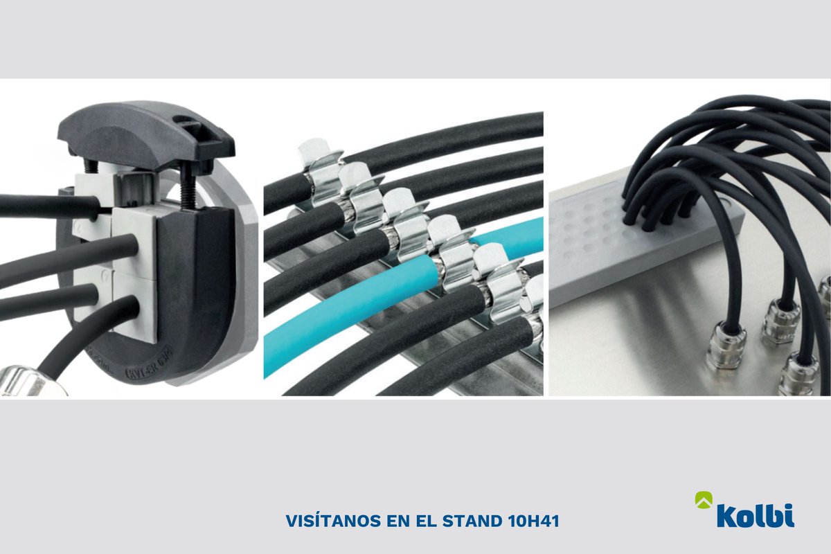 Kolbi soluciones para el paso de cables conectorizados y sin conectores de nuestro partner @icotek. 

Te contamos más en #GENERA2023 
📅 Del 21 al 23 de Febrero en IFEMA (Madrid)
⏰ 10:00h a 19:00h
👉🏼 Registrarte: lnkd.in/evSxYubv

#cablemanagement #cablemanagmentsystem