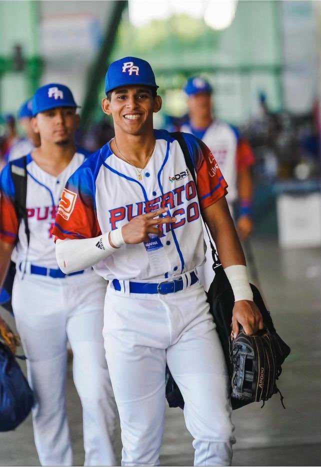 RosachelyRivera's tweet photo. Felicitamos al atleta gurabeño, Adrián López Dieppa  parte de la selección de Puerto Rico ganadores de la 2da edición del “DRD Internacional Baseball Academies Tournament”⚾️ #DIBAT.
También extendemos las felicitaciones a su abuelo Luis Dieppa y su madre Camille Dieppa Marchany. https://t.co/hcNQjwo2TE