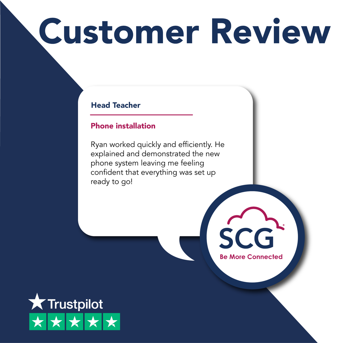 SCGConnected's tweet image. Our customers are the heart of our business, and we&apos;re so grateful for the incredible feedback we&apos;ve received. 

#Trustpilot #CustomerExperience #Customers #SCG #CustomerSupport #BeMore #More #TheArtOfMore #SCGConnected