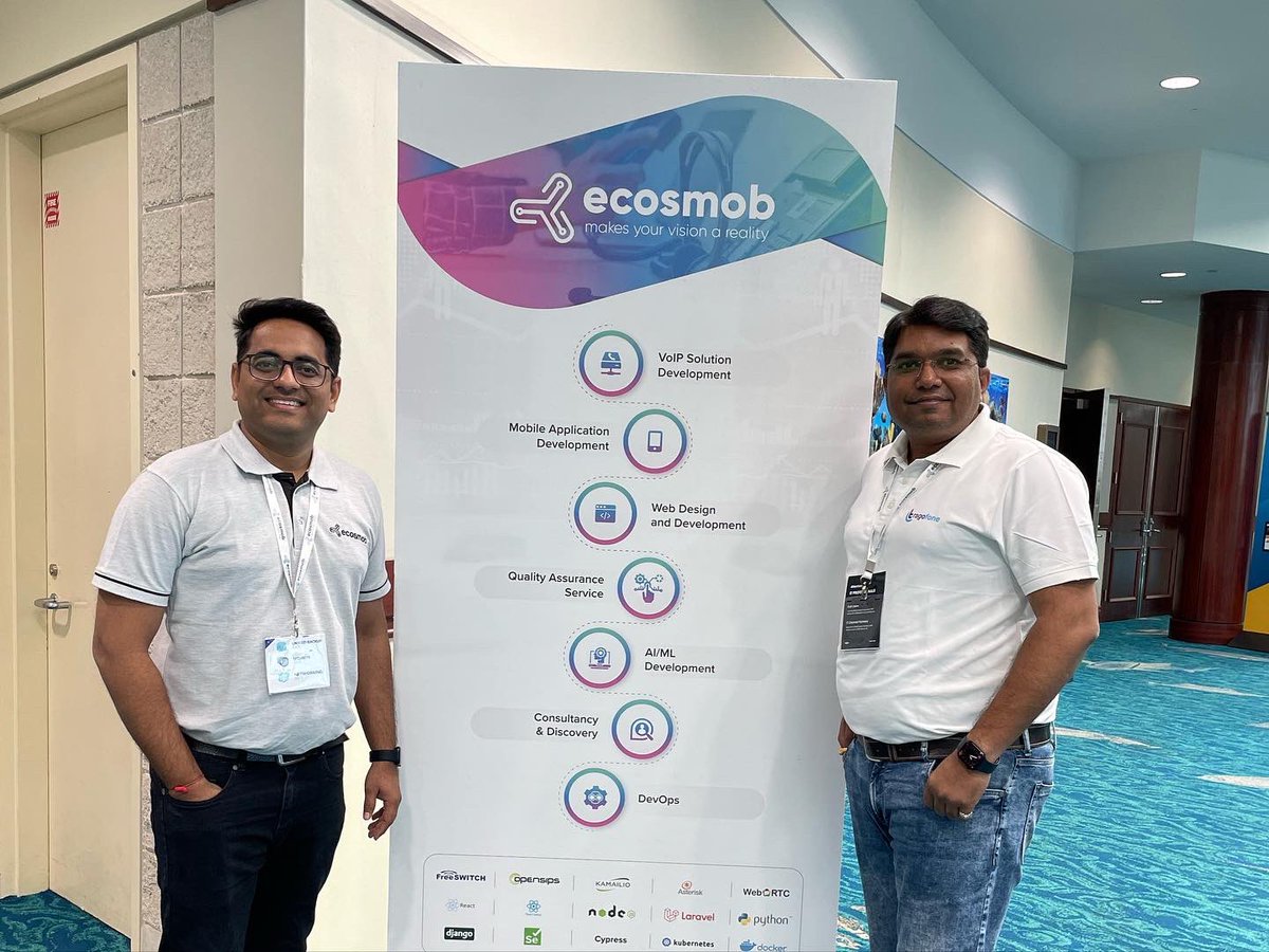 ecosmob's tweet image. What an exciting start to ITEXPO 2023–it has left us pumped for the events in the upcoming days!
@ITEXPO 
#Ecosmob #TECHSUPERSHOW #Customsoftwaresolutions #ITEXPO2023 #voipsolution #Ecosmob #ITEXPO