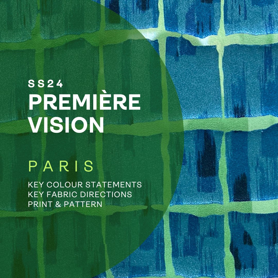 BDALONDON's tweet image. We wrap up the team&apos;s visit to Première Vision SS24 with a report highlighting our key colour, fabric and print take-outs. With over 1200 industry exhibitors, the event is a must-visit for discovering the latest global fabric innovations and ideas.
 
#premierevision #ss24