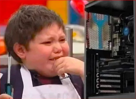 LDLC's tweet photo. Quand tu nettoies ton PC et qu'il ne s'allume plus. 😭 https://t.co/xqbunvEucL