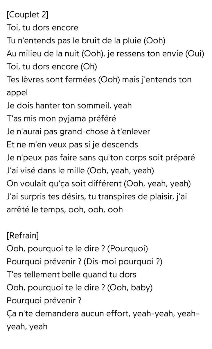 CerfiaFR's tweet photo. 🇫🇷🎤 FLASH | #Tayc a retiré temporairement sa chanson « Quand tu dors » de son album après avoir été accusé de faire l’apologie du #viol : https://t.co/eWD8aDWMLZ