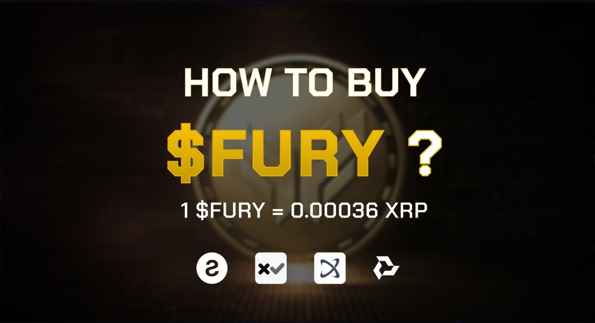 🛒 HOW TO BUY $FURY ?

🖥️ VIDEO INSTRUCTIONS - furyxrpl.com

(We have created a special section on the main page)

IDO PRICE: 1 FURY = 0.00036 XRP