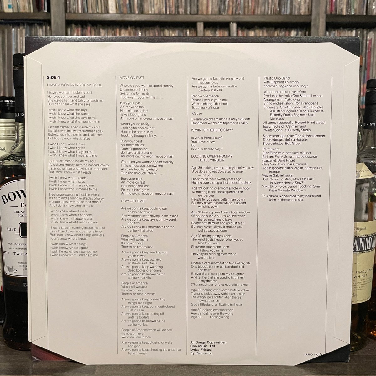 MILEHIGHCLUB202's tweet photo. ほな2LPいこか
YOKO ONO / APPROXIMATELY INFINITE UNIVERSE [16Feb1973 Apple Records --- SAPDO 1001]
#yokoOno  #ApproximatelyInfiniteUniverse  #MoveOnFast  #johnLennon  #ElephantsMemory  #vinylbar  #musicbar  #レコードバー  #mhc16022023
https://t.co/Wyb4xHMNH1 https://t.co/YZ81NlwNtQ