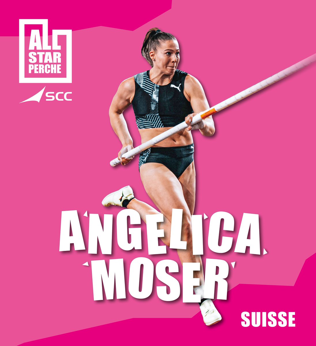 All Star Perche by SCC (@allstarperche) on Twitter photo Angelica Moser revient à Clermont-Ferrand le 25 février.
Déjà 5 participations depuis 2017, la suisse championne d’Europe en salle retrouvera une belle concurrence pour sauter toujours plus haut.
<a href="/angelica_moser_/">Angelica Moser</a>
Record en salle: 4m75
Record en extérieur: 4m66 Angelica Moser revient à Clermont-Ferrand le 25 février.
Déjà 5 participations depuis 2017, la suisse championne d’Europe en salle retrouvera une belle concurrence pour sauter toujours plus haut.
<a href="/angelica_moser_/">Angelica Moser</a>
Record en salle: 4m75
Record en extérieur: 4m66