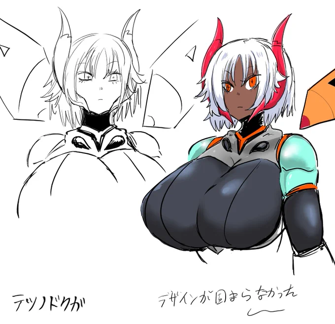 パラドックスポケモン擬人化あんまりデザインまとめられなかった 