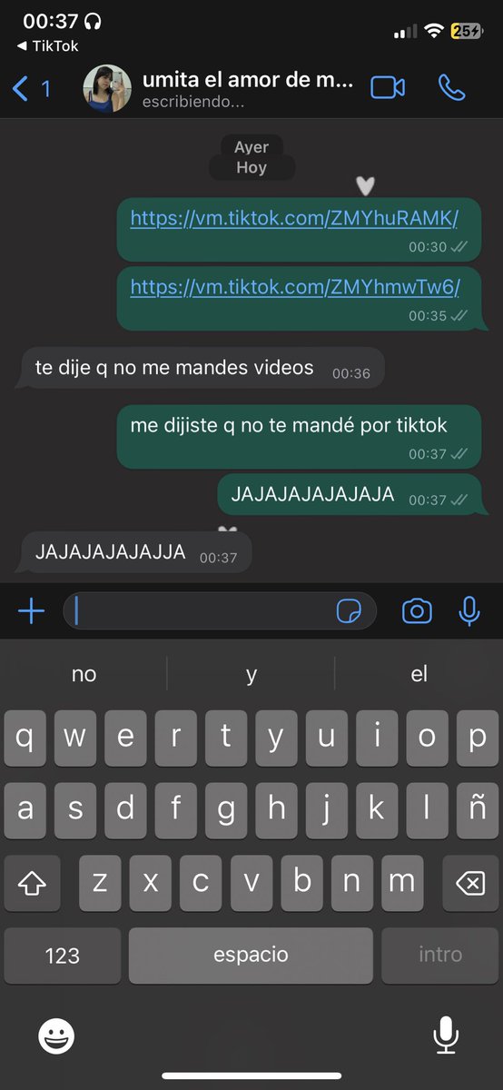 delfi811's tweet photo. @itsD3lay nos peleamos en joda x el chat de tiktok https://t.co/o6VY8NKcup