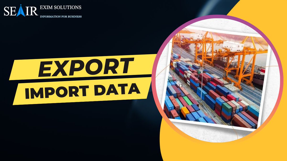 SeairExim01's tweet image. Seair Exim Solutions is the ideal market research company to use when looking for the best customers for your export import business in India. 
For more details:- seair.co.in
#ExportImportdata
#Importexportdata
#ExportImportbusiness
#seair