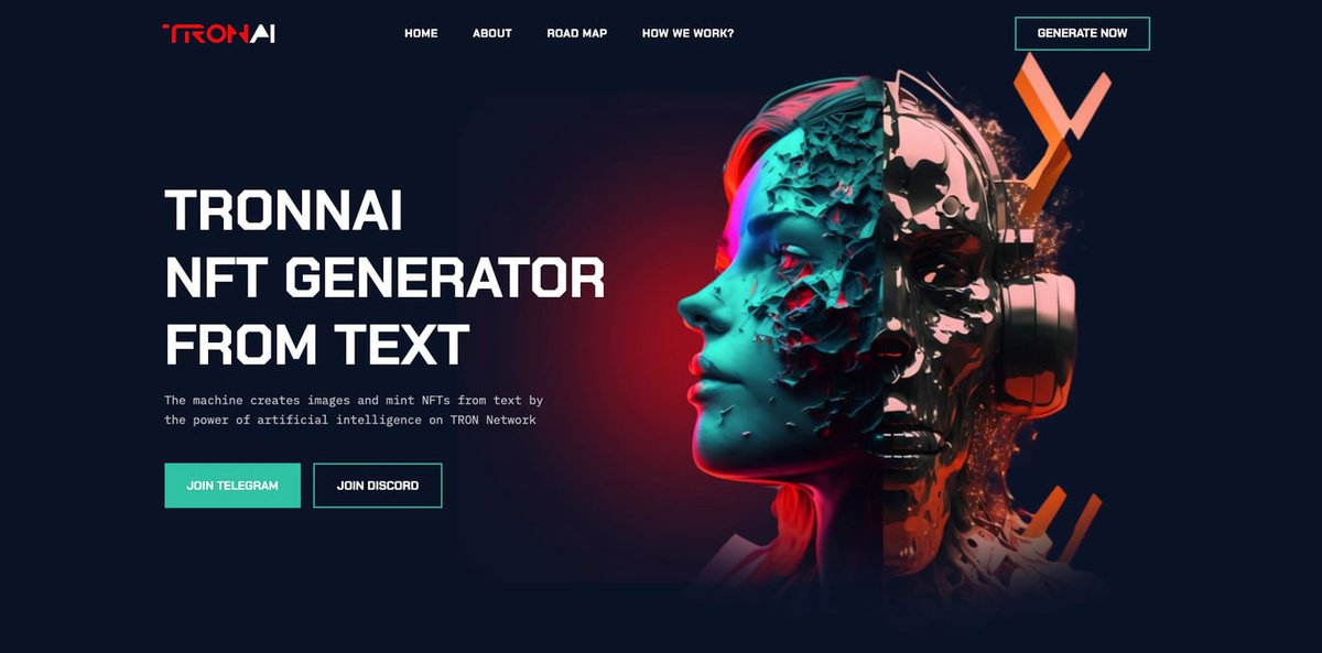 🤖 <a href="/TRONAI_ARB/">TRON AI</a> - NFT GENERATOR FROM TEXT

💪 TronAI is an artificial intelligence robot developed to shorten amateur designers' and developers' NFT creation time; with a description of the design concept and a selection of a pre-existing style, TronAI will create a unique work.