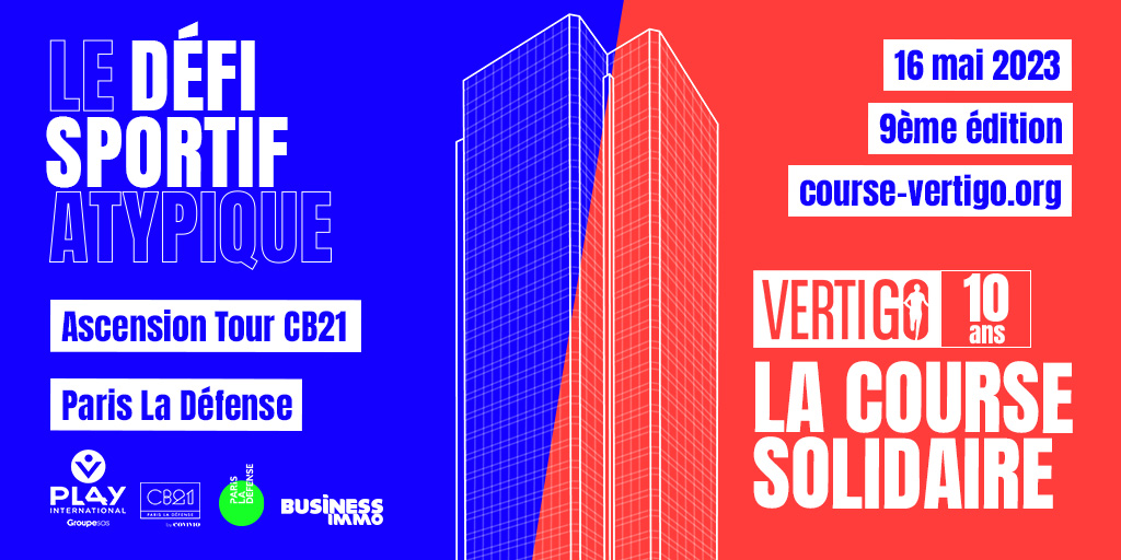 pl4y's tweet photo. #SaveTheDate
La course Vertigo fête ses 10 ans ! 🎂
Participez à notre course #VertigoRun le mardi 16 mai à @ParisLaDefense dans la #TourCB21 by @covivio_. 188 m de hauteur, 42 étages et 9️⃣7️⃣7️⃣ marches à gravir !
👉Inscrivez-vous (avant le 5 mai) : https://t.co/mGZ3pSvPwT https://t.co/EQNtHPums0