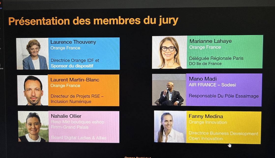 digital_ladies's tweet photo. Notre #DoTank est honoré d’être membre du jury de cette 5e saison du programme #FemmesEntrepreneuses @OrangeIDF.
@NathOllier aux côtés de @laurence_jdn @marianne191 #ManoMadi #FannyMedina #LaurentMartinBlanc
Impressionnés par la qualité des projets des 12 candidates https://t.co/CFV3vvOCRx