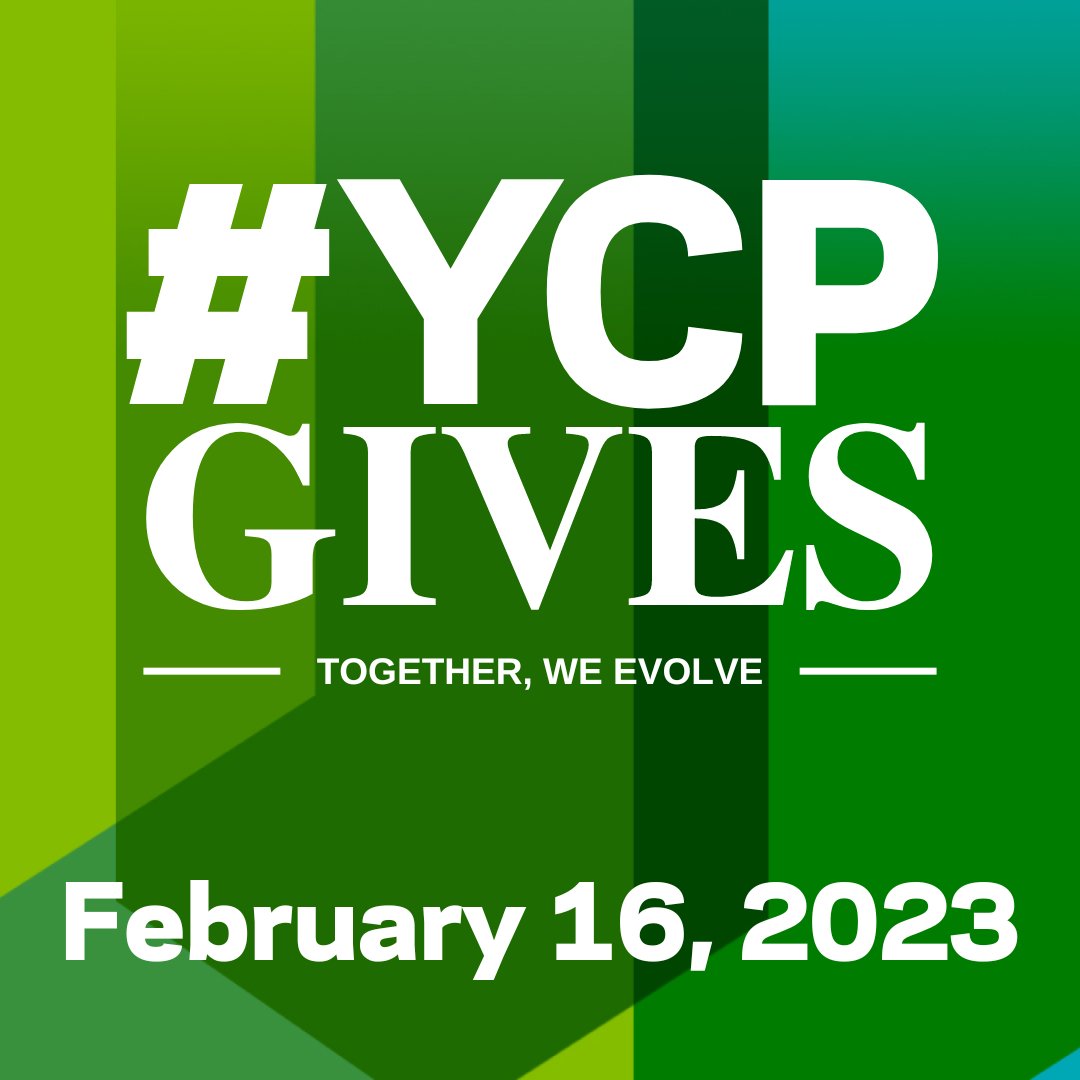 Today is the day! #YCPGives 2023 is here!

Show your support for YCP here: givecampus.com/j2l9qu and stay tuned throughout the day for updates and challenge announcements! Tag us in your posts and use the hashtag #YCPGives to be featured on our socials! 
<a href="/yorkcollegepa/">York College of Pennsylvania</a>