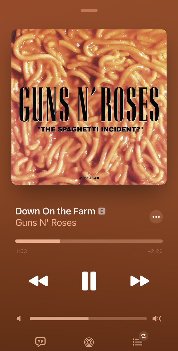 おつかれさまです。

今宵はこれ聴いてます♬
ナポリタンを食べると絶対頭の中をよぎってしまうアルバム😄このカバーアルバムけっこう好きです。

ジャケ写もインパクトあるよね〜☺️

 #音楽 #ロック #ガンズアンドローゼス #ナポリタン

🎸 youtu.be/s8sly0nN1zE