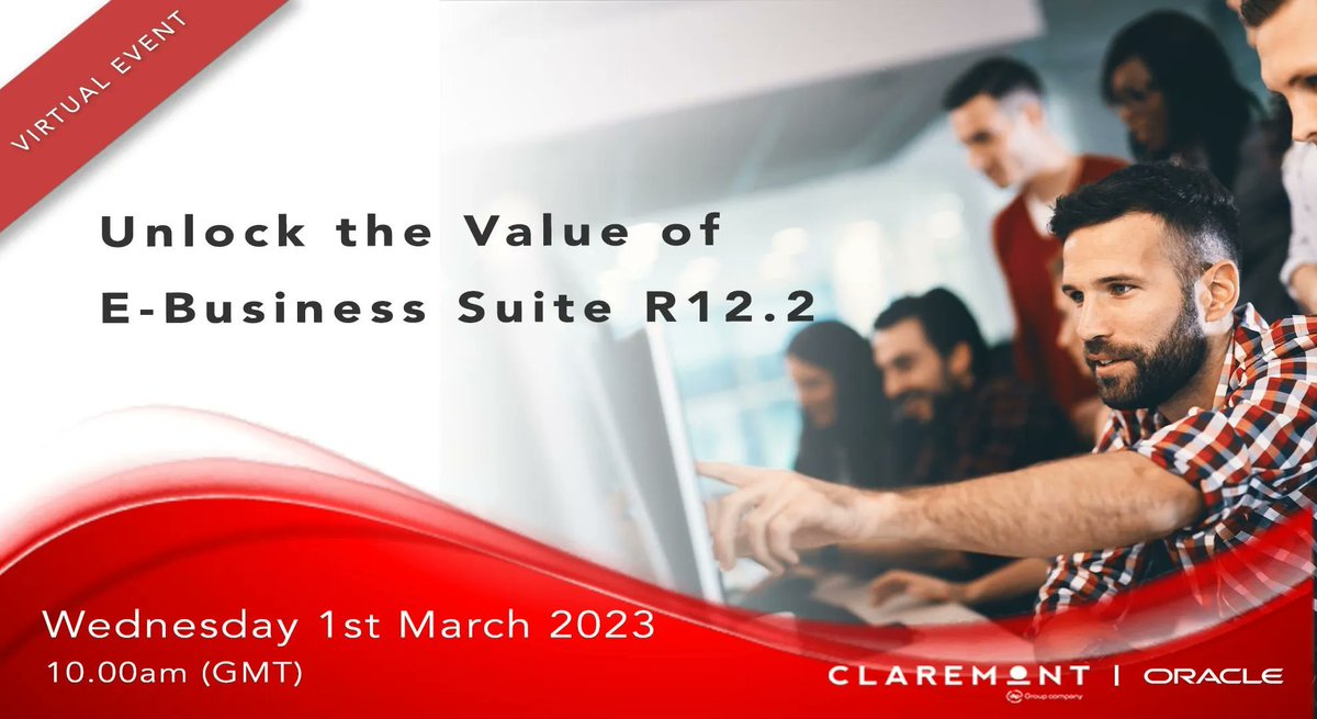 DSP_EBS's tweet image. Maximise your Oracle EBS R12.2 investment with this exclusive virtual event! Explore features like personalised login pages, custom user interfaces, Mobile Apps, and Enterprise Command Centres. Don&apos;t miss out, book your spot now! buff.ly/3XVdjUn 
#OracleEvents