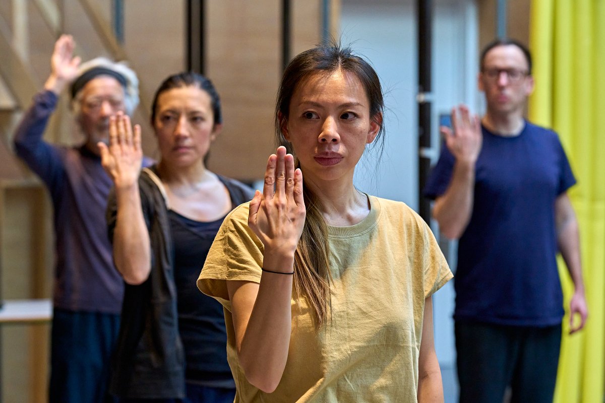 crucibletheatre's tweet photo. Here’s a first look in the rehearsal room for #TheGoodPersonOfSzechwan!

With @LyricHammer and @weareETT, Brecht’s play is reimagined in a new version by @NinaSegal, directed by @acylau, opening on Sat 11 Mar.

📸 - Manuel Harlan

All photos here: https://t.co/tvuS81A3eD https://t.co/i3u8xqd79i
