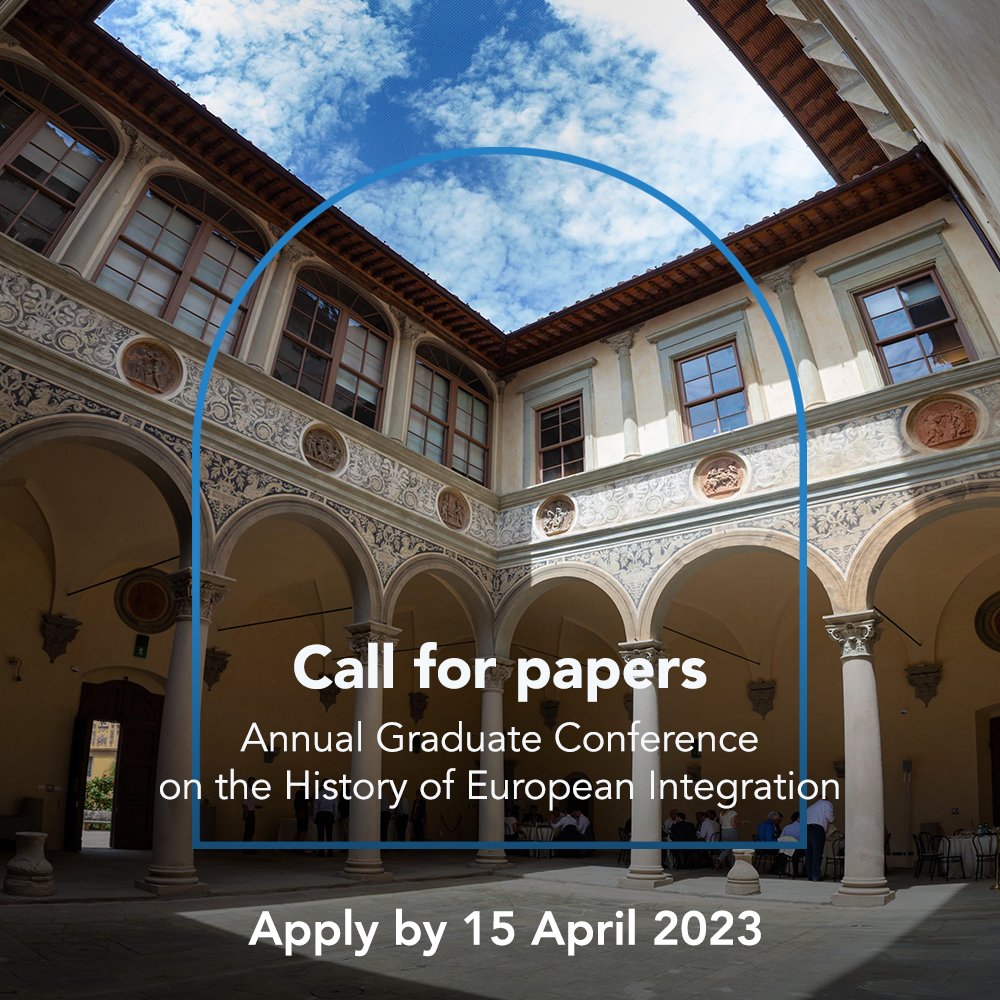 PhD and early career researchers are invited to submit proposals to participate in the 4th Annual Graduate Conference on the History of European Integration, to be held at <a href="/EUI_EU/">European University Institute</a> in September 2023. Read more and submit by 15 April!

loom.ly/ljMeXVU