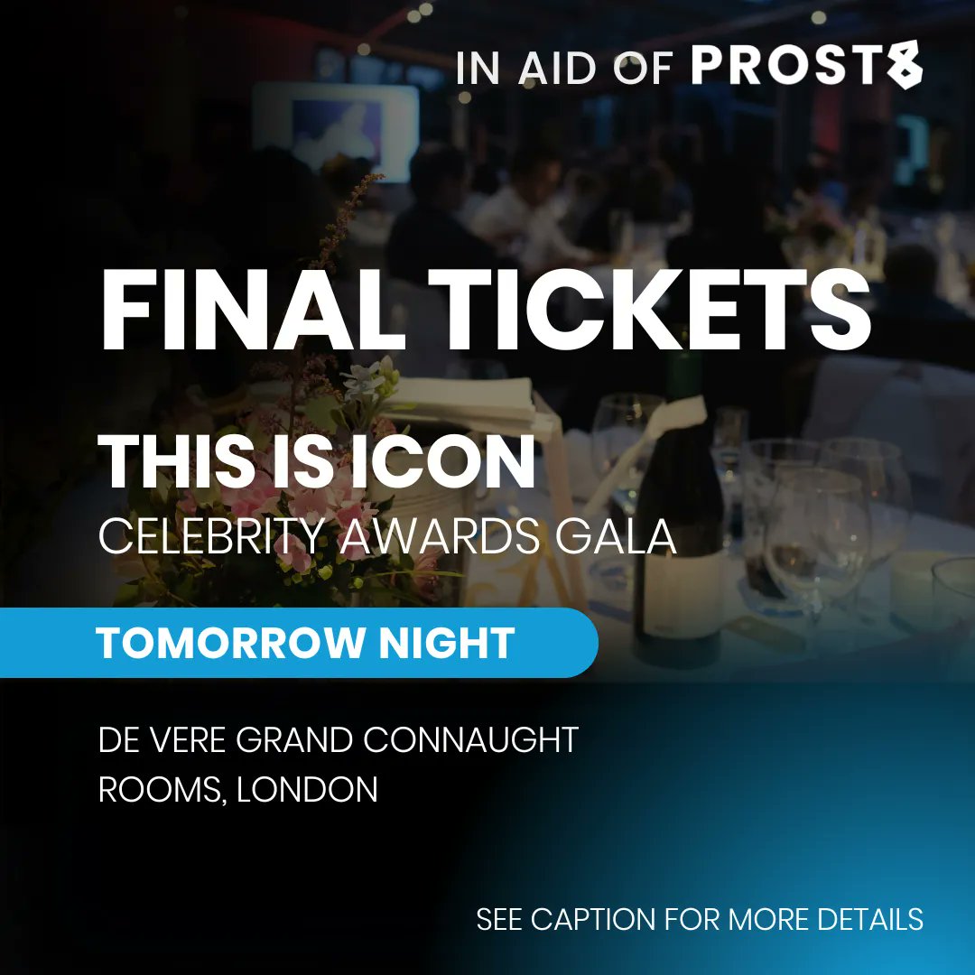 prost8uk's tweet photo. FINAL TICKETS LEFT...
The ICON London Fashion Week event takes place tomorrow night and you can still get your hands on a ticket.
Get your tickets: https://t.co/pm0pwXzTdi
.
.
.
#Prost8 #ThisIsICON #LondonFashionWeek #Event #ProstateCancer #Charity #Fundraising #LondonEvent https://t.co/MYsB7T8cHZ