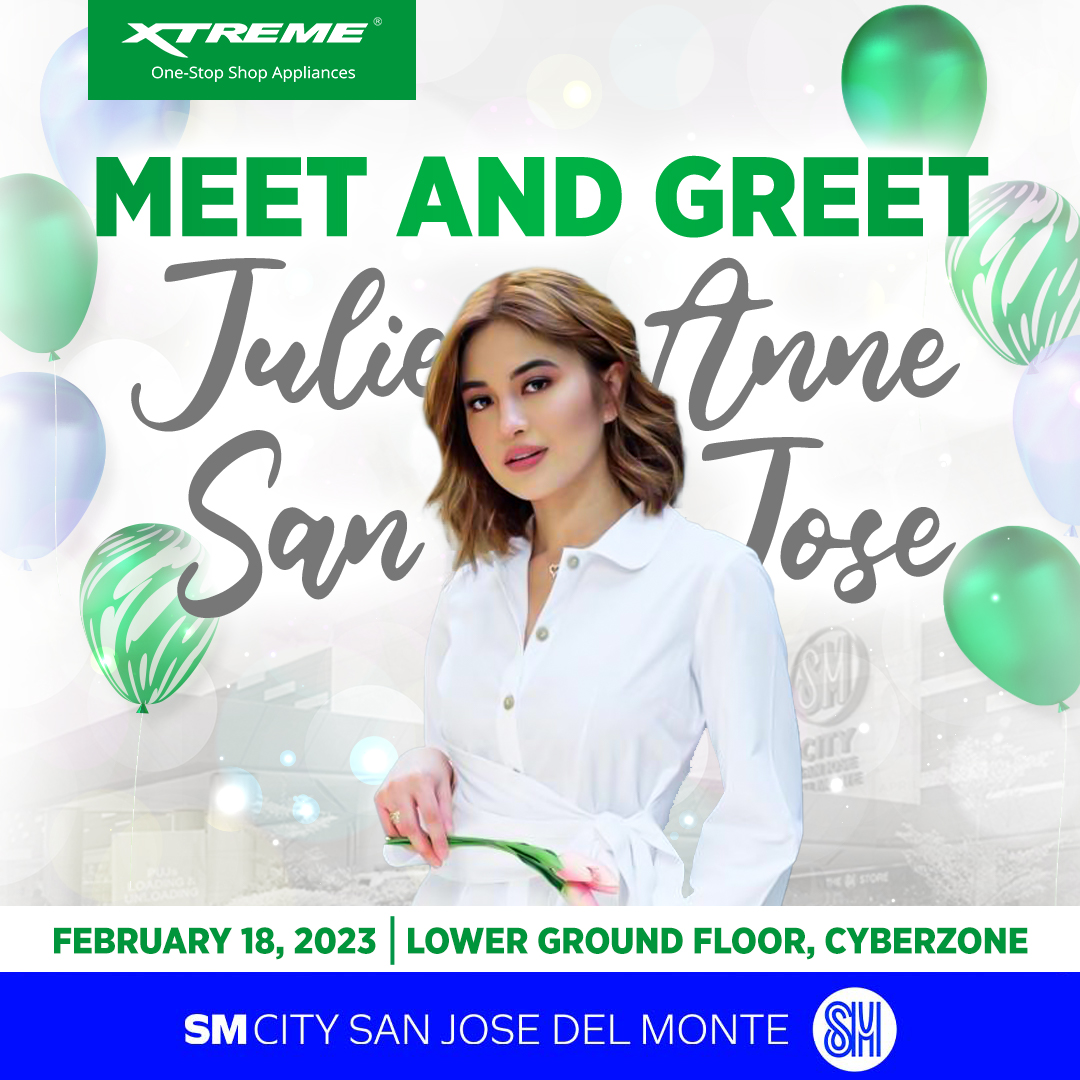 xtremeappliance's tweet photo. Are you ready to meet and greet the one and only "Asia's Limitless Star", @MyJaps? 🤩 Sumugod na sa Grand Opening ng XTREME Appliances in SM City San Jose Del Monte and be one of the lucky (10) who will get a chance to see her in person when you buy at least https://t.co/8a2aJ1ToH1