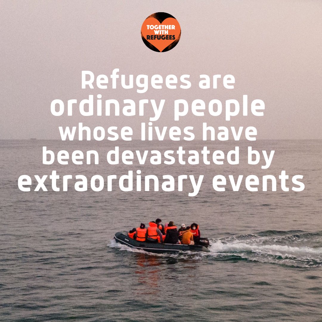 A reminder: No one chooses to be a refugee. But we can choose how we respond. 

#TogetherWithRefugees