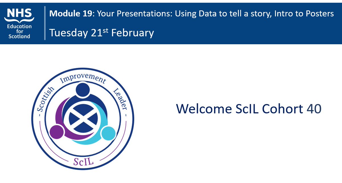 ScIL_NES's tweet photo. Today we welcome ScIL Cohort 40 to module 19!
During this module the cohort will be learning how to use data to tell their improvement stories as well as much more.
Interested in learning more tools? Check out the QI Zone here ๐ https://t.co/04A7QToU3P https://t.co/5CuvQTzdY0