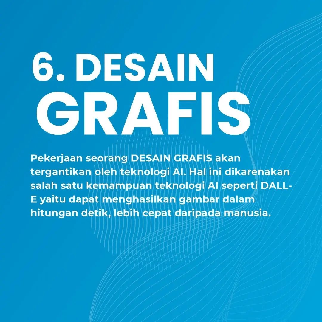 yuswohady's tweet photo. Berikut profesi &amp; pekerjaan yang bakal "DIBUNUH" CatGPT 😭😭😭 https://t.co/hc44Jw5Vci