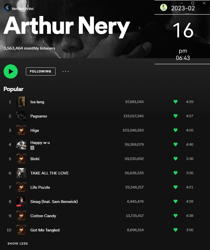 Aneeqaeeha's tweet photo. 100 Million na pala ang HIGA ni Arthur Nery! Time flies so fast!

Isa Lang next! https://t.co/kiLKsNvepY
