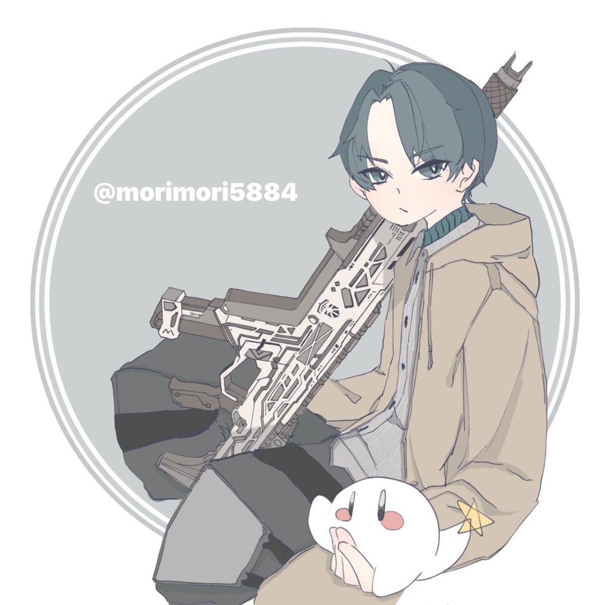 morimori5884's tweet photo. らんぷさんに新しいアイコン描いてもらいました〜✨✨✨✨

前のピンクとはうって変わってかっちょいいイラスト‼️ ほしまんじゅうちゃんもちゃっかり居ますね笑

これからこのアイコンになるので、皆さん私を見失わないでくださいね💦
改めて、らんぷさん本当にありがとうございます🙏✨ https://t.co/6N1Afb5ykH