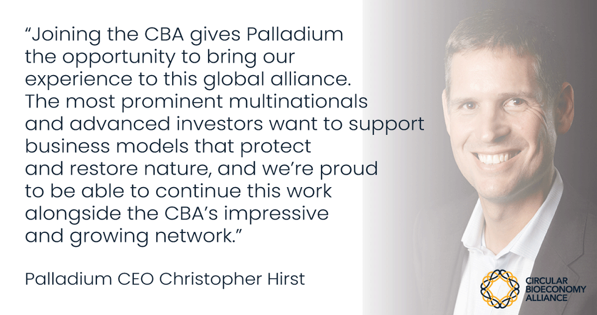 circbioalliance's tweet photo. Palladium (@PalladiumImpact) is a global impact firm operating in over 90 countries. They work with governments, businesses, and investors to solve the world’s most pressing challenges. https://t.co/ntktGTG6p9