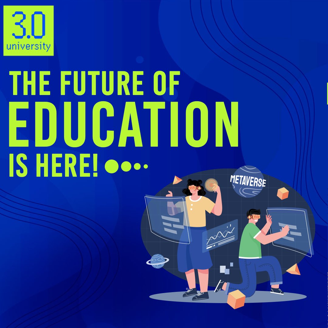real3uni's tweet photo. The future of education is here! 🚀
.
.
Learn everything you need to know about Blockchain Technology NFT's & Metaverse 🎓
Enroll Today: https://t.co/tv4KNm9kqj
.
.
🏷️ #3university #3verse #metaverse #metaverseeducation #learninginvotaion #metaversegeneration #learnmetaverse https://t.co/QZ1mL6mh1K