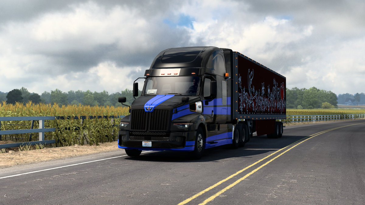 Trainscj's tweet photo. ¡Buenos tardes!
¿Cómo van esos regalos de San Valentín?

#ETS2 #EuroTruckSimulator2 #WesternStar57x #Renault #SaintValentain #SanValentin #Gifts #Regalos #España #Spain #Portugal  #USA #EEUU  #Camión #Lorrie #TrainscjLogistics https://t.co/2ZUr4ero5y
