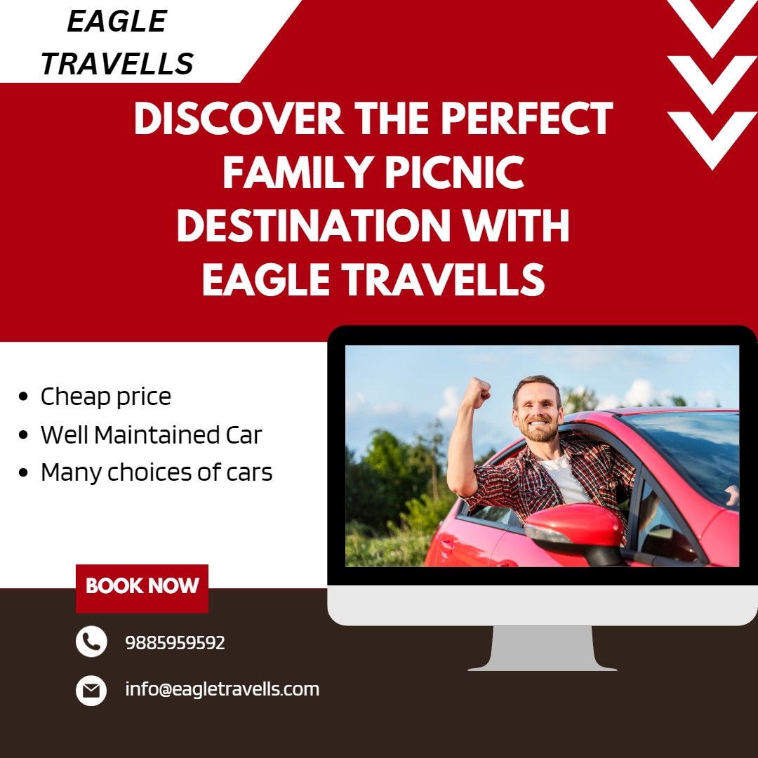 Affordable & comfortable travel options for your perfect family picnic. Choose from customizable packages to the most serene locations. Book now and create unforgettable memories with Eagle Travells!