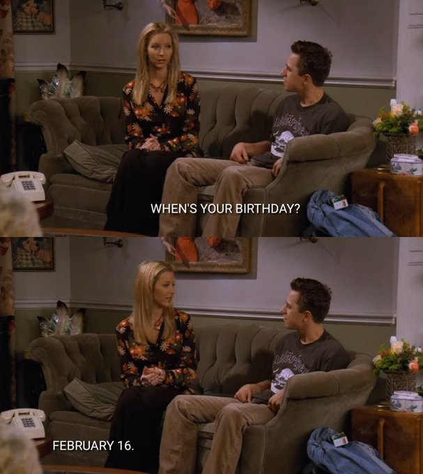ChandlerBing_12's tweet photo. Happy Birthday, Phoebe Buffay! https://t.co/PjLhpT0gDc