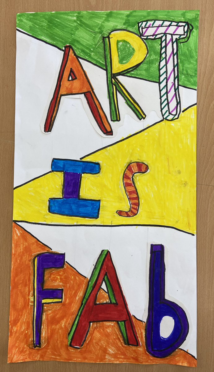 BerwickMiddle's tweet photo. @BobandRoberta Year 5 have been creating work inspired by your paintings. What do you think? https://t.co/vYaE5HRODc