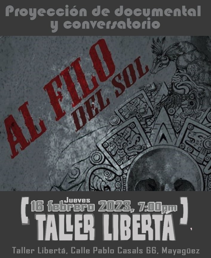 VueltabajoSitio's tweet photo. Hoy jueves 10 de febrero 2023
en #tallerlibertá
.
La Expo estará abierta desde las 6pm
.
Llégale…BYOB…
#matotumba #conversatorio #jammeo #jam #noise #musicjam
#mayagüez #expo #oestepr https://t.co/M1ot1rZj5i