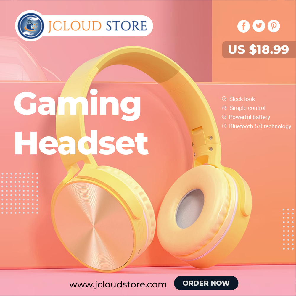 jcloudstore's tweet photo. With our gaming headset now you can play and enjoy your game to the fullest without any outer noise interrupting your game or concentration. Get yours now!
Order today from https://t.co/TzCVWvXDm2.
#jcloudstore #headset #gamingheadset https://t.co/2dh0QRQMD4
