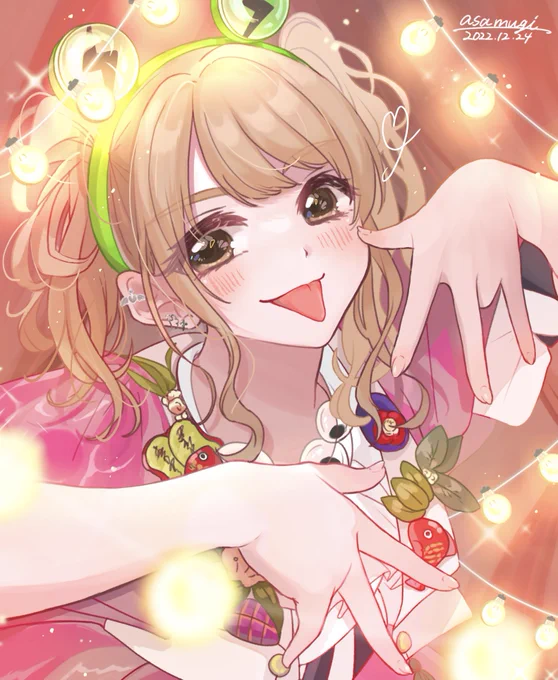 加入当初に描いた2枚と最近の2枚りあちゃんの好きなところが増える度に、絵の印象が少しずつ変わっていったのが分かるね(自分だけ)①2021年4月  ②2021年5月③2022年12月  ④2023年2月 