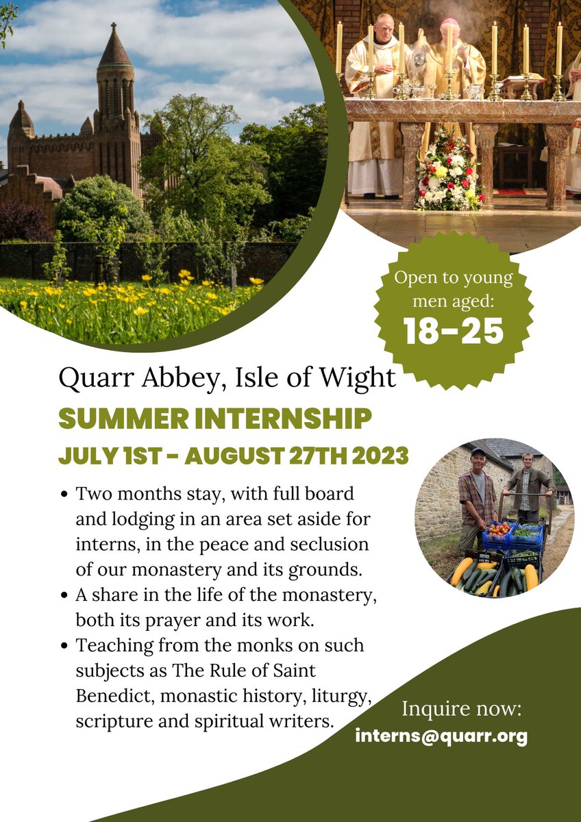 Quarr Abbey (@quarrabbeyiow) on Twitter photo 