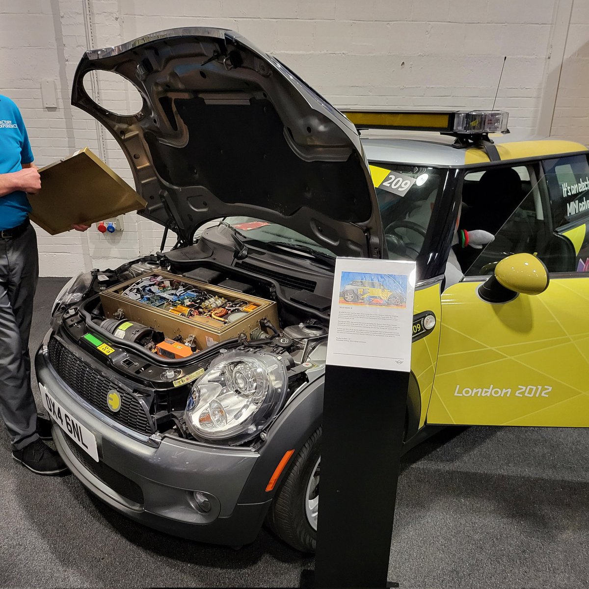 A lovely sunny afternoon out earlier this week with fellow MINI Electric owners getting the chance to see the prototype MINI-E and the rest of Plant Oxford up close and in person!
