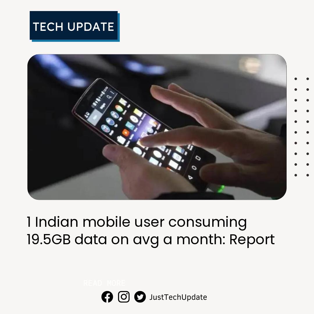 JustTechUpdate on Twitter "Average monthly mobile data consumption per