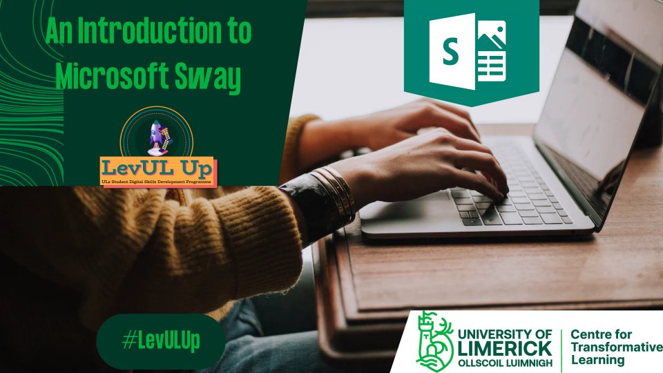 Join us today for 'An introduction for MS Sway' from a student perspective. All welcome! ul.ie/ctl/students/l…