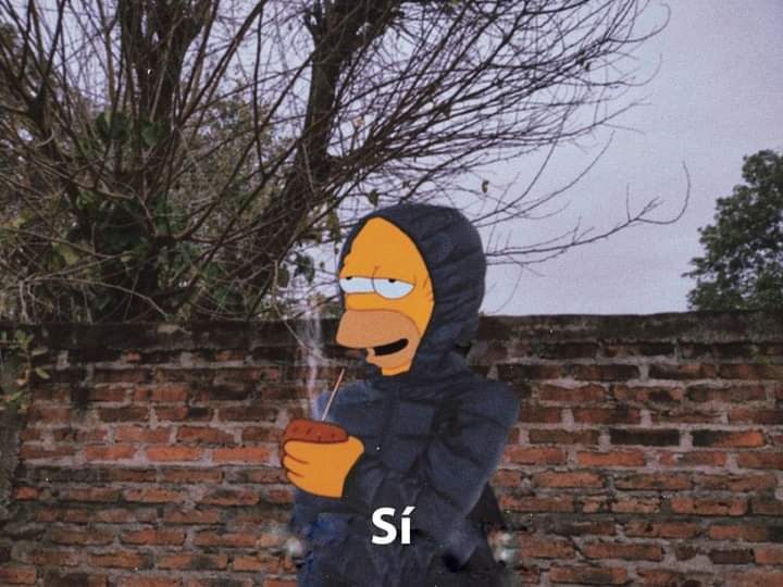 -Ya andarás contento con tu día frío y nublado.
Yo: