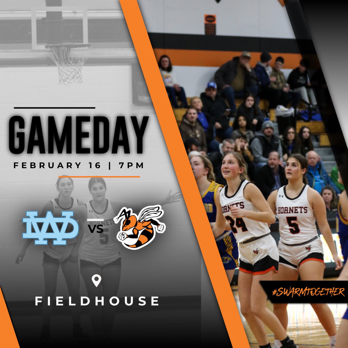 𝙂𝘼𝙈𝙀𝘿𝘼𝙔‼️

Senior night for our seniors, <a href="/sydneyydunn/">sydney dunn</a> and <a href="/MadylynWoyak/">Madylyn Woyak</a>! Final game of the regular season! Come support! 

🆚 Dells 12-9 (7-2 SCC)
🕖 7:00PM | 5:30PM JV
📍 Wautoma High School
💻 justagamelive.com/clients/wautom…
🐝 15-8 (6-3 SCC)

#𝗦𝗪𝗔𝗥𝗠𝗧𝗢𝗚𝗘𝗧𝗛𝗘𝗥