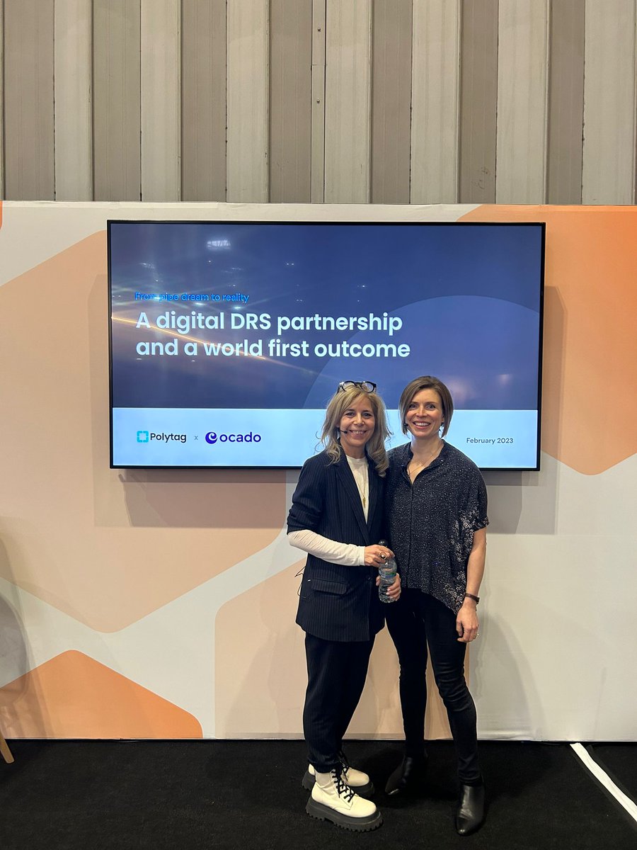 PolytagUk's tweet image. 👋Hello from @EasyfairsPackUK, where our CEO Alice Rackley, alongside Laura Fernandez, @Ocado Retail Ltd, delivered a talk discussing #DDRS, the future of barcodes, and the collaboration helping to address the recycling crisis!

EasyfairsPackUK #pack2023 #PackagingInnovations